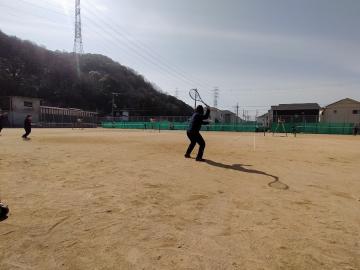 飾磨高校　練習試合風景3