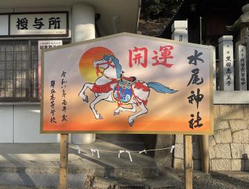 水尾神社の絵馬の様子