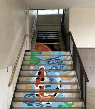 階段アート