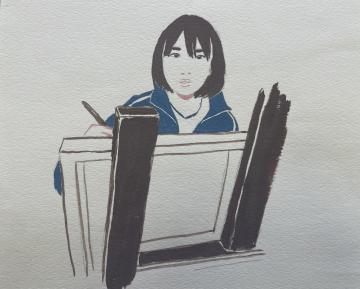 動画になった人物画