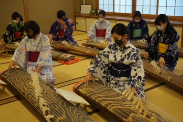令和3年度　筝曲部文化祭1