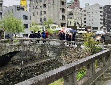 自分たちで決めたコースの見学