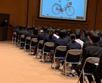 自転車安全教室の写真1
