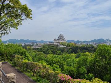 男山から見える姫路城