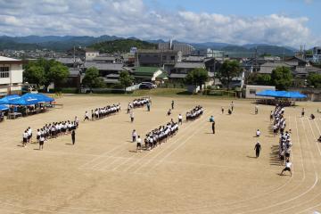 学級対抗大縄跳び