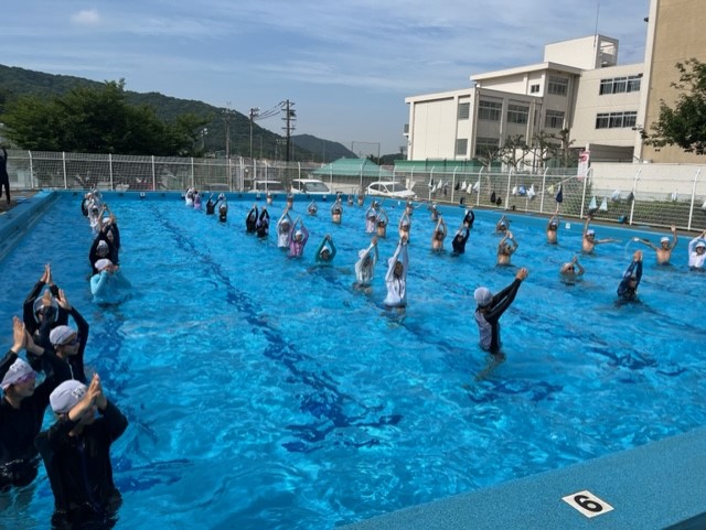 水泳学習の様子