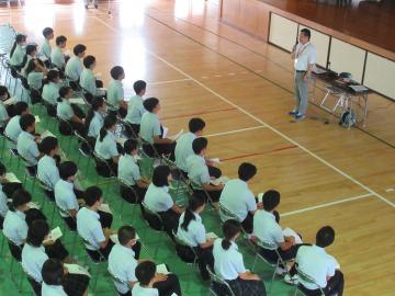 高等学校の説明会の様子その1