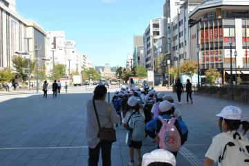 姫路駅前まで無事到着