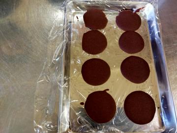 チョコが完成する様子