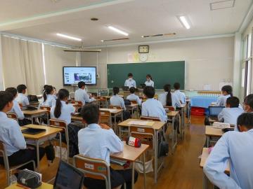 大阪校外学習の発表会の様子その2