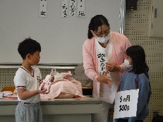 命の授業のようす