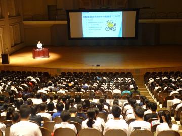 平瀬氏の講演の様子