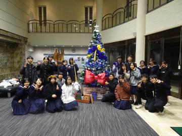 点灯式後の記念撮影の様子