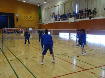 バドミントンの様子