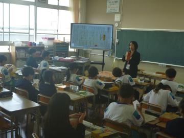3年2組の授業の様子