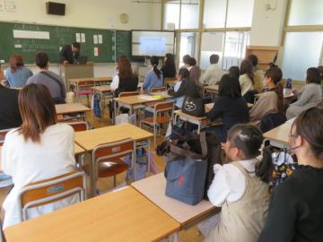 2年学級懇談会のようす