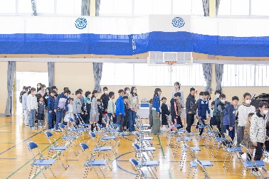 入学式入場の様子