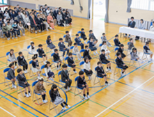 入学式の様子