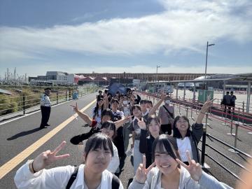 ゲートに向かう様子