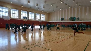 男子の試合の様子