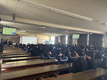 学年集会の様子