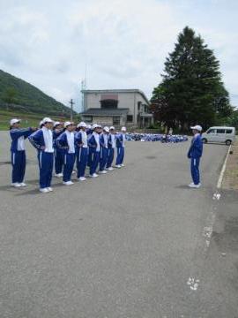 集団行動コンクール　みんな頑張りました