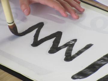 書く様子(3)