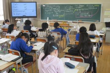 5年生の算数の授業の様子