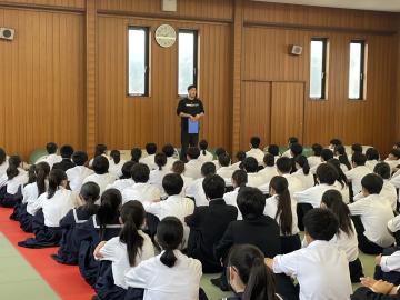 先生方からの話のようす