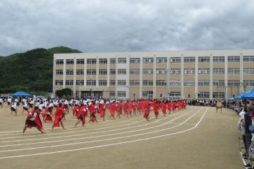 ソーランを踊っている様子