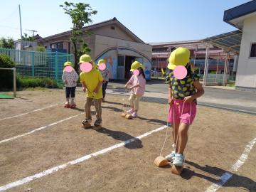 パカポコをしているところ