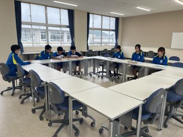 放送部の前日練習の様子