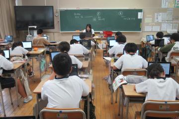 外国語の授業の様子