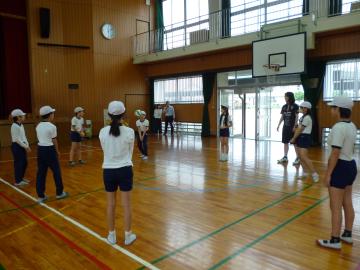 円形パスの練習