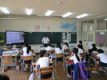 6年生の授業の様子
