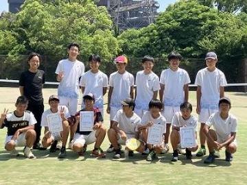 試合後の集合写真