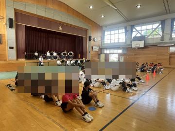 部活動壮行会の様子
