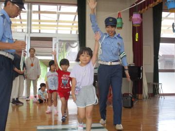 交通安全教室の様子