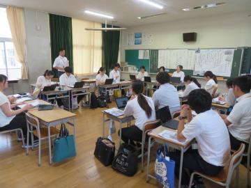 事後研修会のようす