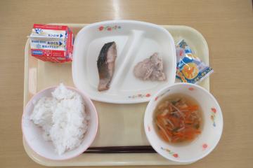 10月6日後期課程の給食の写真