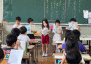 班発表のようす