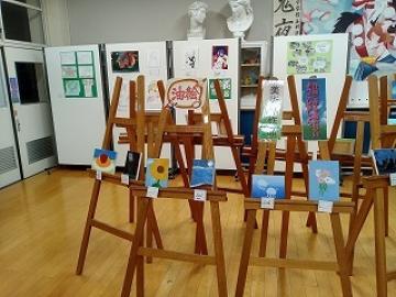 美術部の油絵