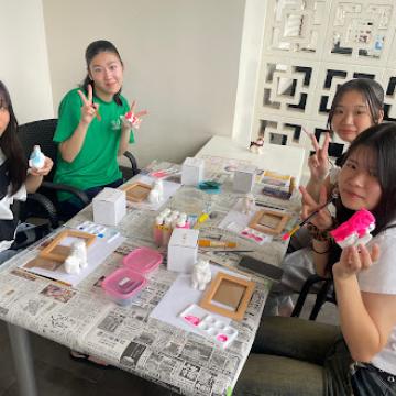 文化体験の様子1