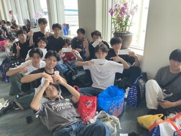 那覇空港での様子2