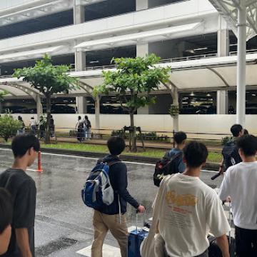 沖縄到着の様子1