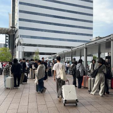 沖縄到着の様子2