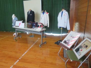 オリンピックグッズの展示