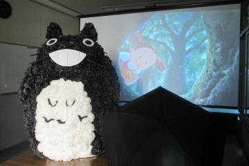 美術部員が作った立体作品の写真