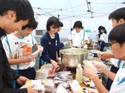 炊き出しの様子