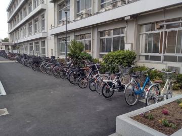 参加していただいた保護者の自転車